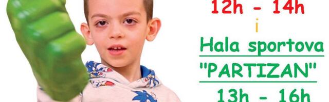 Na Gradskom trgu i u Hali sportova „Partizan“ zajedno za male heroje