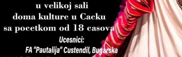Međunarodni festival folklora 28. oktobra u Velikoj sali Doma kulture