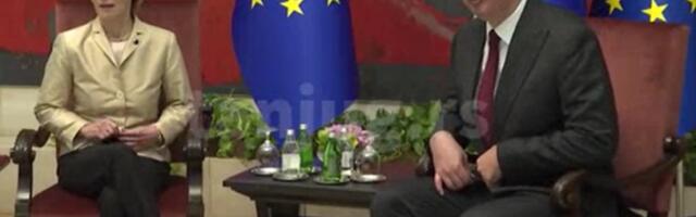VUČIĆ STIGAO U BRISEL! Već zakazana večera sa Ursulom fon der Lajen i Koštom!