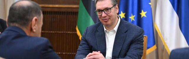 "SRBIJU I LIBIJU POVEZUJE TRADICIONALNO PRIJATELJSTVO": Vučić sa Taherom el-Baurom, razgovarali i o situaciji na Bliskom istoku