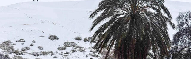 Сахара под белим покривачем