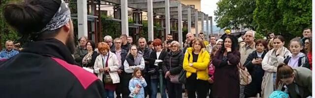 Stotinak ljudi na protestu u Požezi