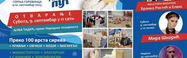 Veliko interesovanje za „Mlečni put” u Gornjoj Gorevnici, stiže preko 50 izlagača egzotičnih sireva i drugih proizvoda od mleka