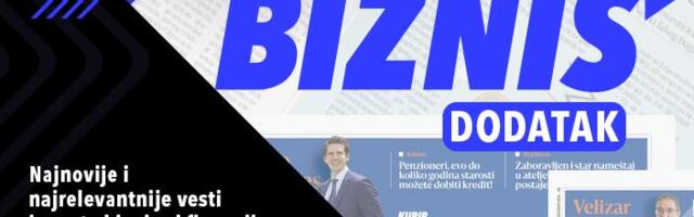 DODATAK BIZNIS: NAJVAŽNIJE PRIČE, ANALIZE I TRENDOVI KOJI OBLIKUJU SAVREMENO POSLOVANJE - DANAS UZ KURIR!