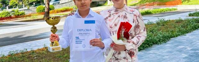 Na spektakularan način mladi harmonikaš vranjske muzičke škole osvojio prvu nagradu u Smederevu