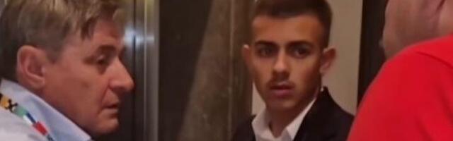 Navijač uhvatio Piksija za ruku i uperio mu prst u lice: "Ne igram ja, brate, reci to igračima" (VIDEO)