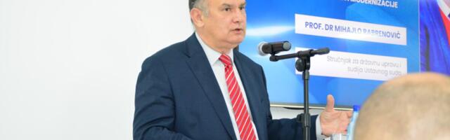 "SNAGA DRŽAVE SE MERI SPOSOBNOŠĆU INSTITUCIJA DA SAČUVAJU PRAVO I SLOBODU" Predavanje sudije Ustavnog suda dr Mihajla Rabrenovića na Univerzitetu u Novom Pazaru