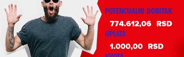 LUDI TIKET (-), utorak, 774.612 dinara: Čerčil ga preveo žednog preko vode