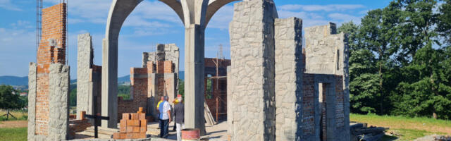 Nastavljeni radovi na izgradnji crkve Svetog Metodija u Velereči