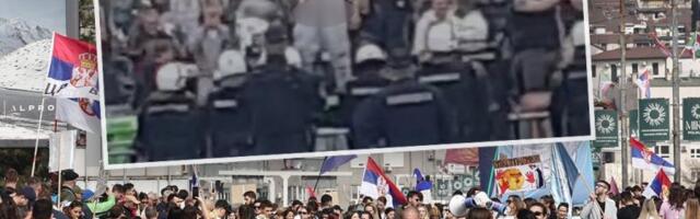 BEZ TRUNKE SRAMOTE I BLAMA! Stravična provokacija BLOKADERA! Skinuo GAĆE i pokazao POLNI ORGAN - jel ovo budućnost koju nude?! (VIDEO)