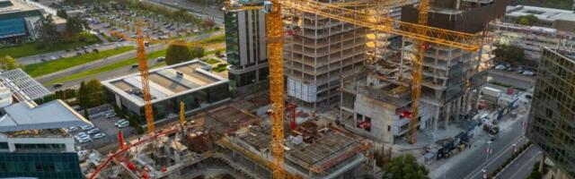 Delta District već dostigao visinu od 50 metara: Prva useljenja na proleće 2027. godine