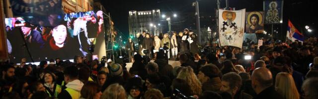 Arhiv javnih skupova: Na protestu „Znanje je moć“ bilo oko 14.000 ljudi