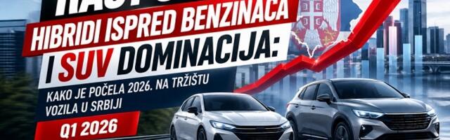 Kako je počela 2026. na tržištu novih vozila u Srbiji?