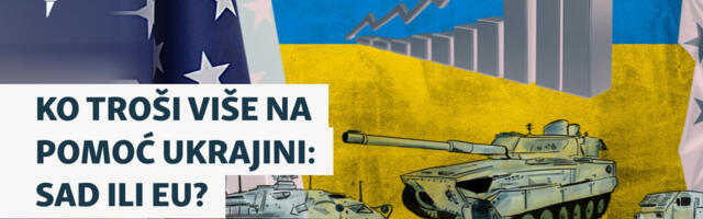 Ko troši više na pomoć Ukrajini: SAD ili EU?