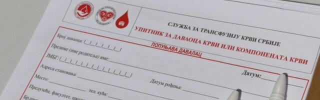 Nova šansa da nekome pomognete: Prikupljanje krvi u Novom Sadu i drugim mestima u Vojvodini