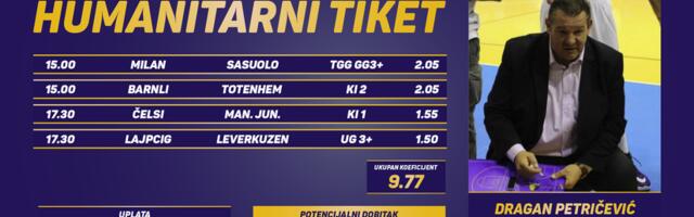 Humanitarni tiket u podne: Dragan Petričević tipuje za lečenje Aleksandra Rakovića