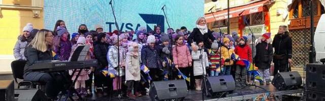 Djeca Sarajeva otpjevala ukrajinsku narodnu pjesmu na priredbi povodom nezavisnosti BiH