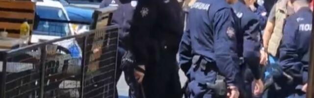 POGLEDAJTE KAKO SU POPADALI HULIGANI PRED VEČITI DERBI: Policija ih poslagala kao sardine (VIDEO)