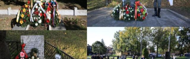 Položeni venci kod Gromovića ulaza i spomenika Crvenoarmejcima, streljanim Srbima i Jevrejima i Plazibat Anti