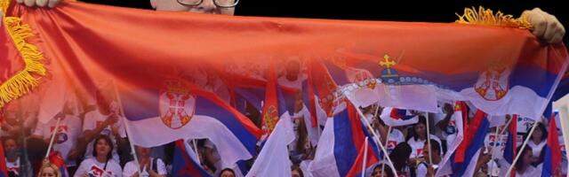 SVI ISPOD ZASTAVE Trobojka za SNS miting: A šta kaže zakon?