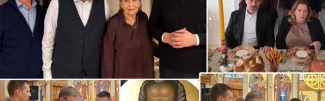 DOM VUČIĆA CENTAR SVETA ZA SVETOG NIKOLU! Posle Grka, kod predsednika stigao i lider Gruzije! Pogledajte ko je sve došao na slavu! (FOTO)