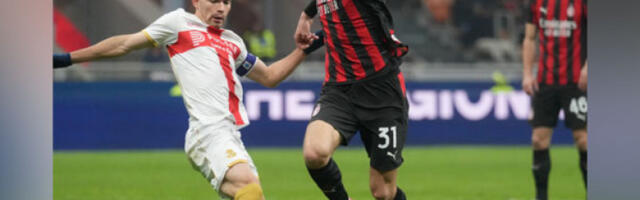 Фудбалери Милана одиграли нерешено 1:1 против Ђенове