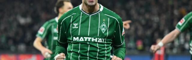 Јован Милошевић стрелац у ремију фудбалера Вердера и Ајнтрахта