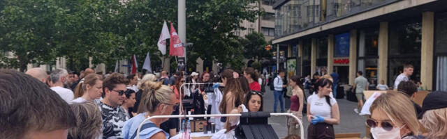 Student: Zajedno sa bajkerima obezbeđujemo skup na Trgu republike, ne očekujemo incidente