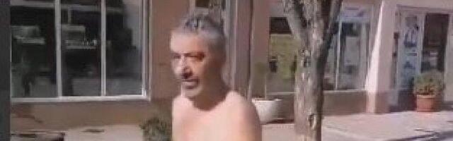 ŠOKANTAN PRIZOR U ARILJU! Muškarac se skinuo go, pa prošetao glavnom ulicom, prolaznici u NEVERICI! (VIDEO)
