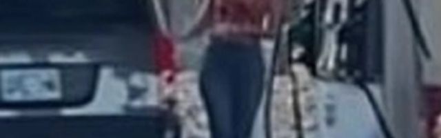 Ova sirotica se propisno obrukala na benzinskoj stanici! (VIDEO)