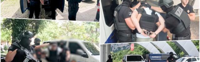 DRAMATIČAN SNIMAK SA GRANICE SA CRNOM GOROM! Duge cevi na gotovs, specijalci u punoj opremi: Policija objavila detalje o škaljarcu (VIDEO)