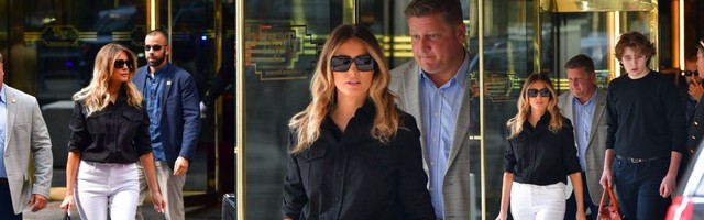 Melanija Tramp pokazuje šta treba nositi sa belim farmerkama da biste izgledali elegantno