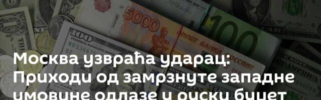 Москва узвраћа ударац: Приходи од замрзнуте западне имовине одлазе у руски буџет