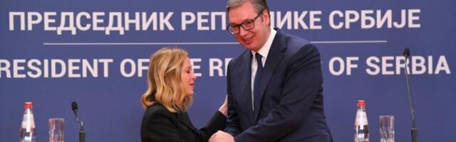 VUČIĆ "PODUČIO" ĐORĐU MELONI - EXPO je simbol SRPSKE demokratije