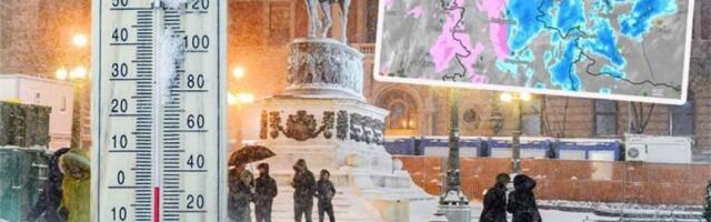 DO 15 STEPENI U SRBIJI! Sneg u Beogradu i Novom Sadu četiri dana zaredom – prognoza RHMZ!