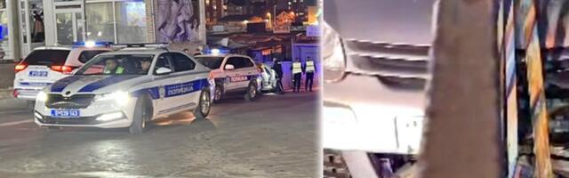 Potera u Novom Pazaru: Bežao od policije, pa se zakucao u ogradu