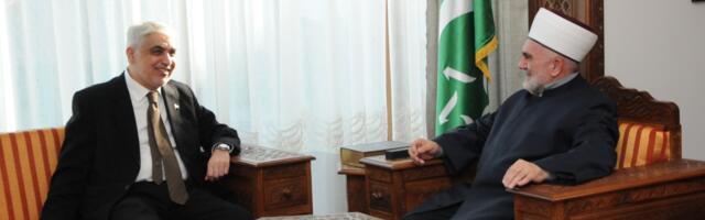 Predsjednik Mešihata primio ambasadora Pakistana