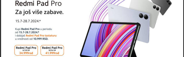 Redmi Pad Pro: Doživite nezaboravno iskustvo zabave na grandioznom ekranu uz besprekorne performanse