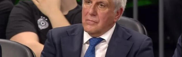Izraz lica Željka Obradovića najbolje oslikava bespomoćnost Partizana u Atini (FOTO)