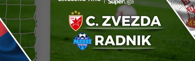 KRAJ: Crvena zvezda - Radnik 4:1
