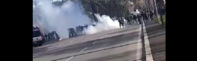Opsadno stanje: Sukob huligana Rome i Lacija (VIDEO)