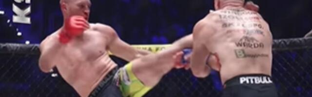 Monstruozan nokaut Hrvata! "Zakucao" protivnika nogom u glavu, Poljak pao "kao sveća"!