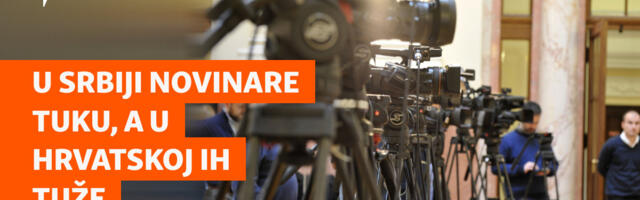 U Srbiji novinare tuku, a u Hrvatskoj ih tuže