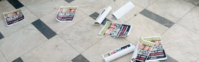 Pokret Naši po Beogradu lepi plakate podrške policijskim komandantima – Кričku, Repcu i Žmiriću