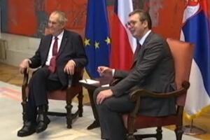 Вучић домаћин председнику Чешке Милошу Земану 29. и 30. јануара
