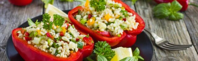 Vegetarijanske punjene paprike