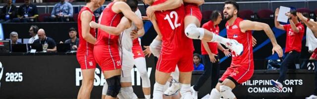 Komedija: Srbija sa sedam igrača u polju! Libero beži napolje usred poena (VIDEO)