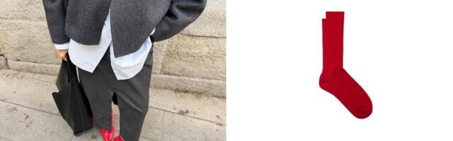 Crvene čarape su glavni statement adut ove jeseni i zime