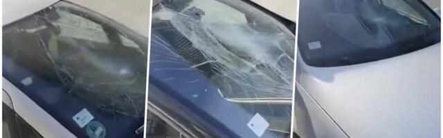ČEKIĆIMA RAZBIJALI STAKLA I SKAKALI PO AUTOMOBILIMA: Vandali noću demolirali parkirana vozila u Novom Sadu - Policija traga za počiniocima sa Bulevara Evrope