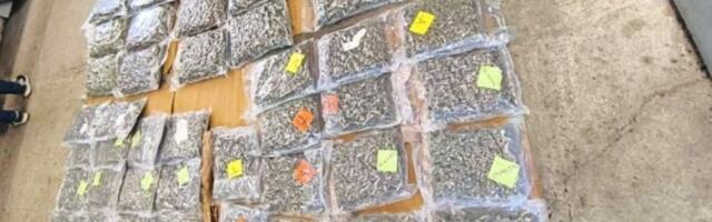 Hapšenje na graničnom prelazu - nađeno 43 kg marihuane (FOTO)